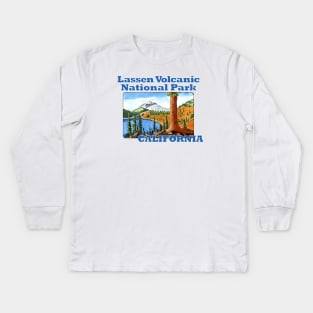 Lassen Volcanic National Park, California Kids Long Sleeve T-Shirt